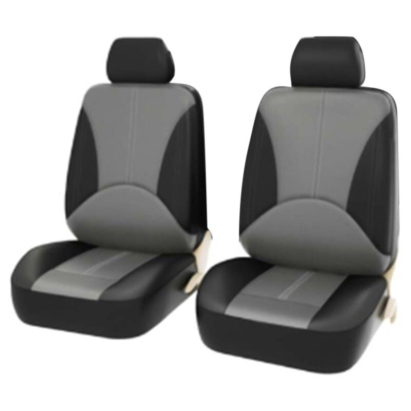 Lifcausal - Lot de 4 housses de siège de voiture, ensemble de protection de siège en cuir respirant universel, accessoires d'intérieur d'automobile