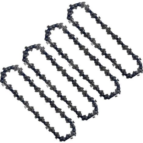 4 Pièces Chaînes De Tronçonneuse 4 Pouces 1/4 Pouces Compatibles Mini Tronçonneuses éle