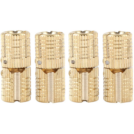 4 Pièces Charnière à Pivot en Laiton pour Meuble, Boîte Cadeau, Angle d'Ouverture 180°, 8mm