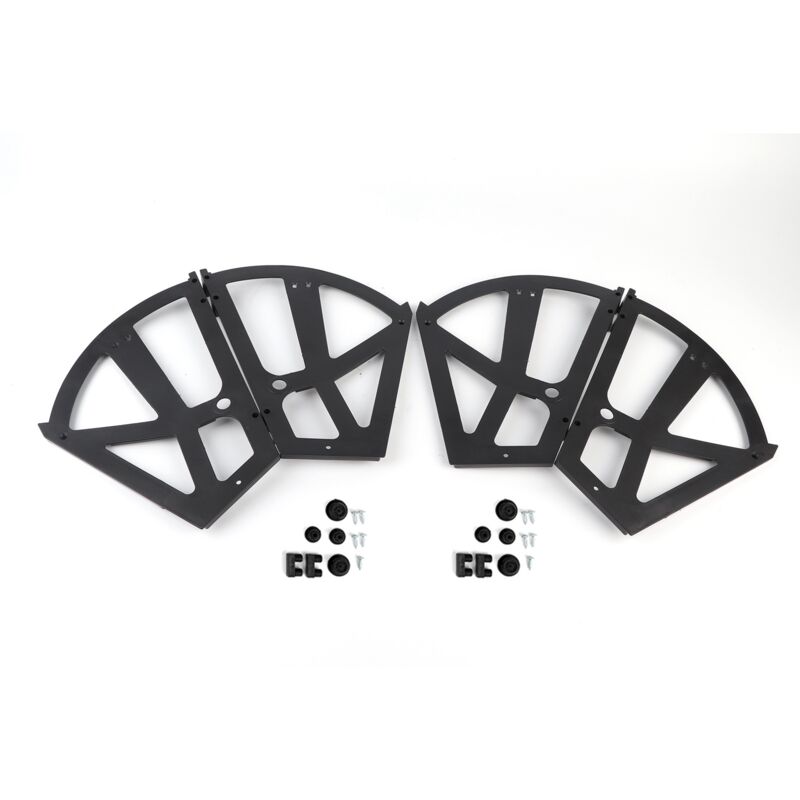 4 Pièces Charnure de Meuble à Chaussures, Plateau Pivotant pour Rangement Chaussures, Accessoire Étagère Tournante
