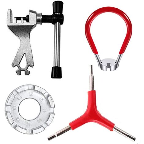 Lot De 4 Démonte-pneus En Acier Pour Vélo Et Vélo électrique - 122mm