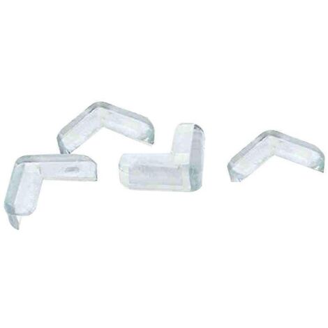 4 Pieces Clear Safety Soft Plastic Table Desk Corner Protector