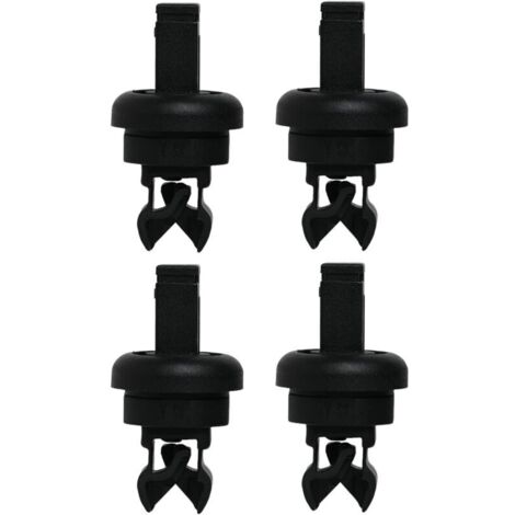 4 Pièces Clips de Fixation pour Étagère Arrière, Clips de Fixation Compatible avec Clio Megane Qashqai Scenic Nissan, Clips de Fixation de Cintre