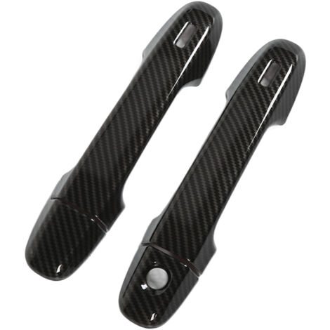 4 pièces Coiffes de Poignée de Porte Extérieure Adhésives Style Fibre de Carbone pour GR86 2012-2021
