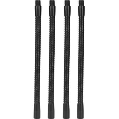 4 pièces col de cygne lampe tuyau aluminium 10mm calibre Flexible Table bureau lampe tuyau éclairage raccords 20cm