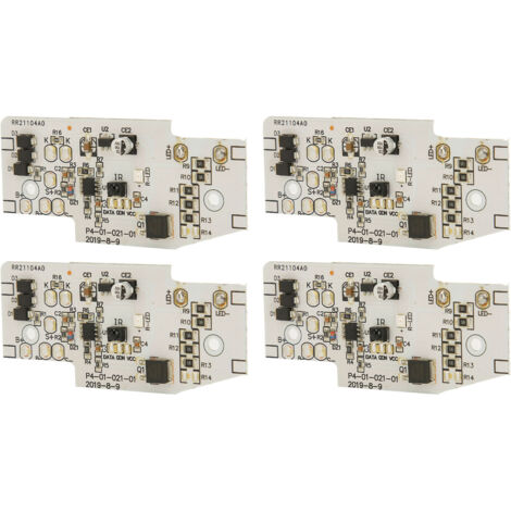 4 Pièces Contrôleur Solaire LED 3.2V-12.8V, Module de Commande pour Éclairage à Batterie
