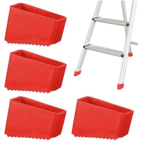 4 Pièces Couvre-Pieds D'Échelle Polyvalents Couvre-Jambes Antidérapants Coussinets de Pied en Caoutchouc Manchon Isolant