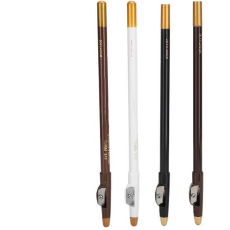4 pièces Crayon de Barbe avec Taille-Crayon pour Délimitation et Forme de Barbe et Cheveux