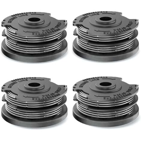 4 pièces de bobines de fil pour bobines de coupe-herbe Bosch, bobine de remplacement de fil en nylon pour coupe-bordures Bosch F016800351 ART 24, 27, 30 et ART 30-36 LI (6,1 m x Ø1,65 mm)--TRIMEC