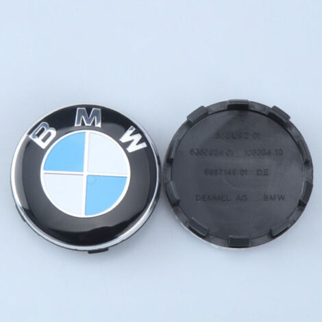 4 pièces de bouchons de moyeu 56mm compatibles BMW
