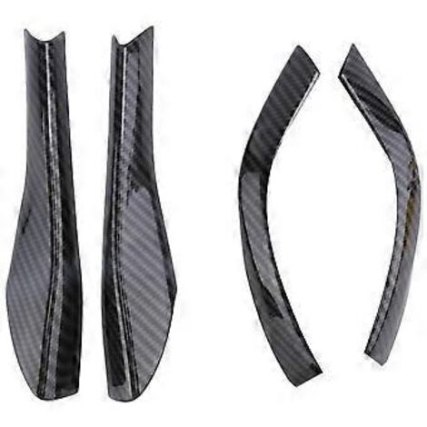 4 pièces de garnitures décoratives en fibre de carbone pour la base des rétroviseurs latéraux (modèles 2015-2020)
