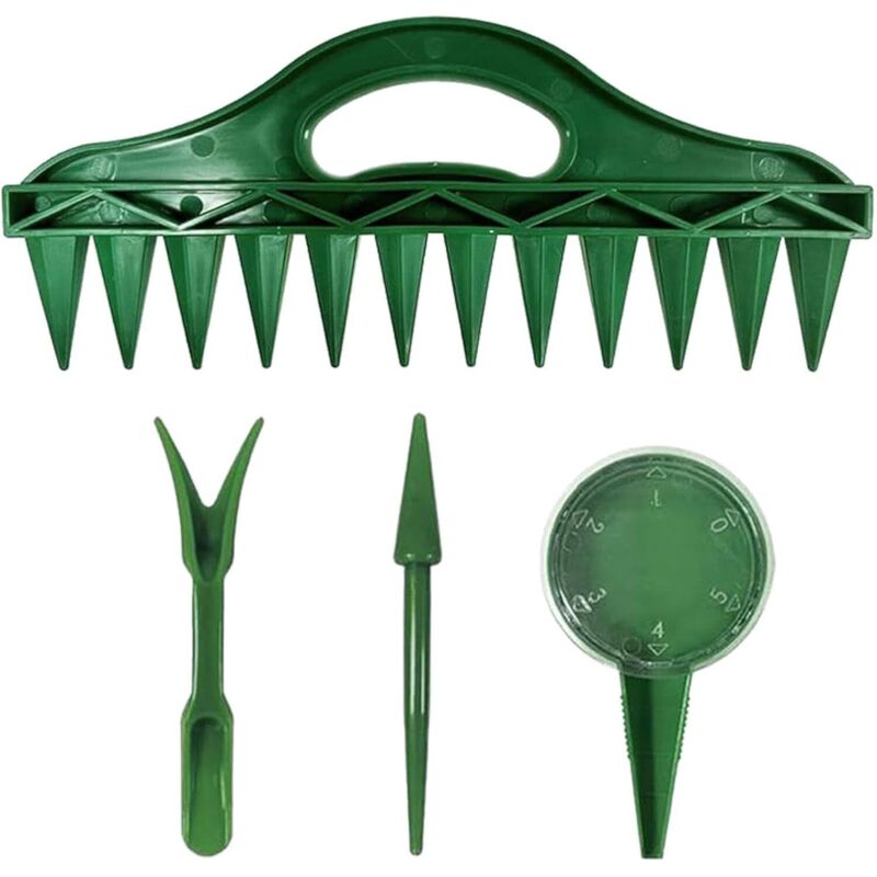 4 Pièces De Semis Et D'Outils De Danse De Trous, Semis De Jardin Supporté À La Main, Outils Créatifs De Sol, Réutilisables, Semis Et Auxiliaires.