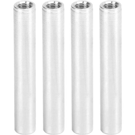 4 pièces d'écarteurs à vis femelles en aluminium Accessoires pour arbre de robot M4x0,7 mm