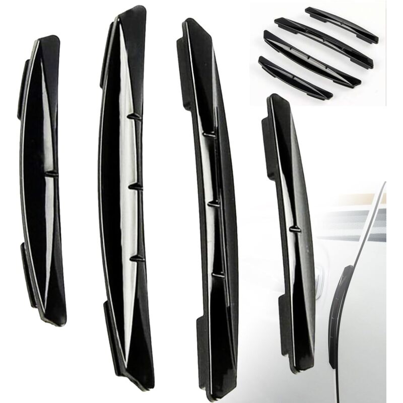 Csparkv - 4 Pieces Door Edge Protector, Car Door Protector, Anti-Collision Bumper, Suitable for Most Cars