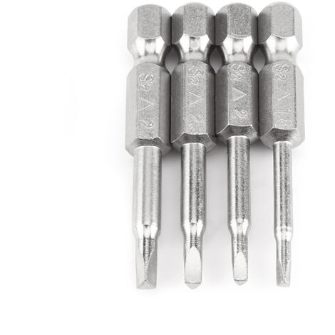 4 pièces embouts de tournevis triangulaires 50mm Δ1.8/Δ2.0/Δ2.3/Δ2.7, tige hexagonale 1/4 pouce pour vissage spécifique