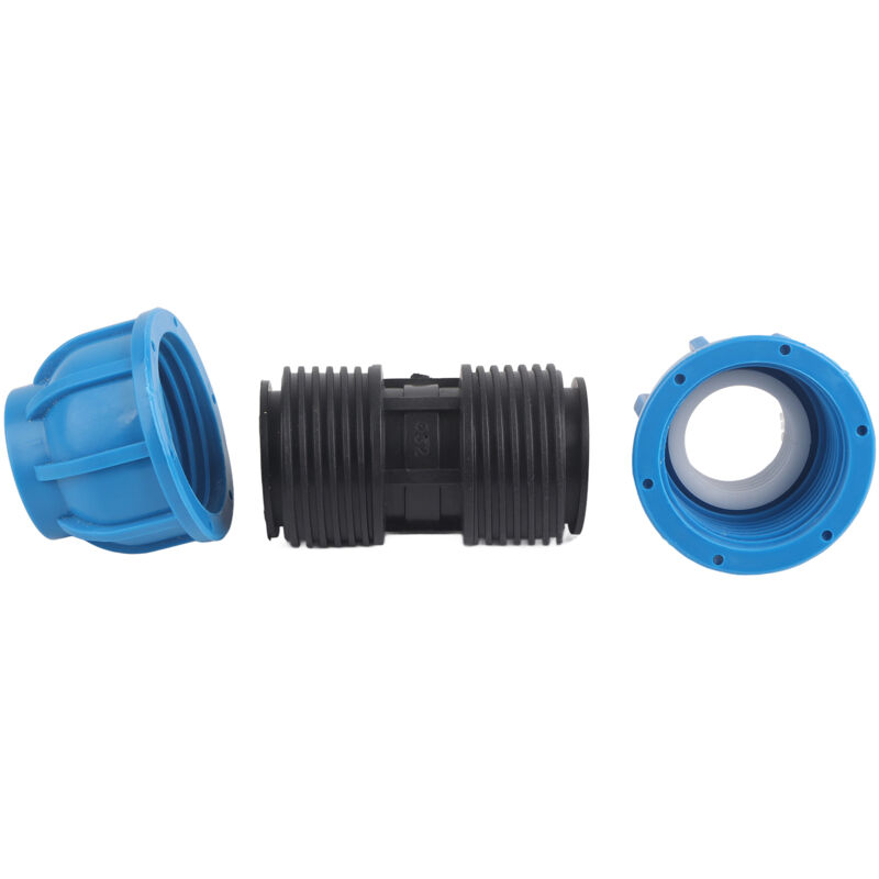 4 Pièces en plastique PE 32 mm à 32 mm connecteur droit adaptateur de tuyau d'eau accessoires de montage