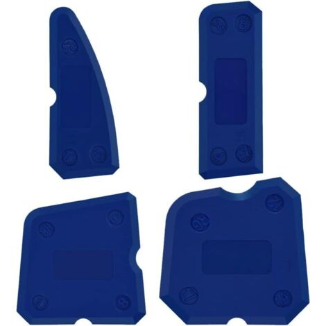4 Pièces Ensemble d'Outils de Calfeutrage en Silicone Kit Lisseurs de Joints pour Coulis d'Étanchéité Silicone Finition de Cachetage