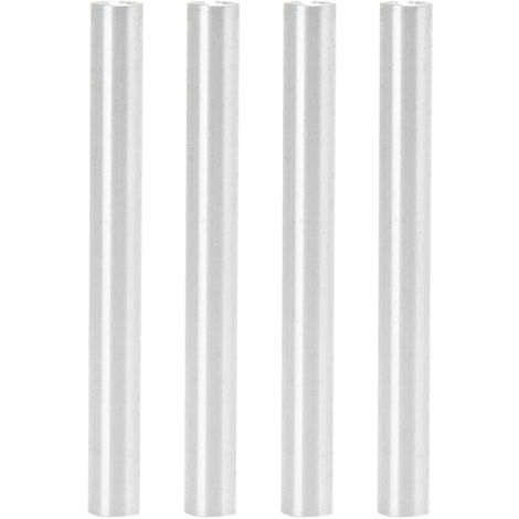 4 Pièces Entretoises Filetées Femelles Tubes Aluminium Extension Support Pilier Accessoires Robot M4x0.7mm