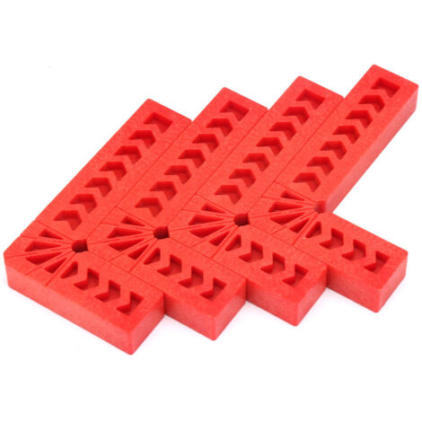 4 Pièces Équerre en Plastique à Angle Droit 90°, Outil de Menuiserie pour Positionnement Précis (7,5 cm)