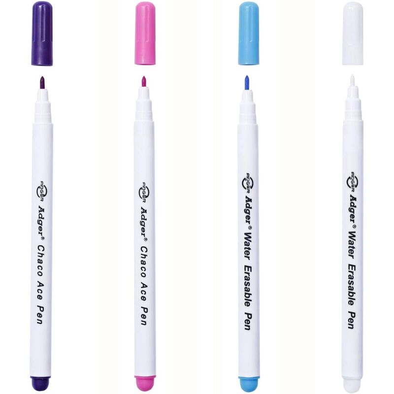 4 pièces Feutre Couture effacable Crayon Couture Tissu effacable Stylo effacable Couture Accessoires Couture Stylo Couture Tissu effacable