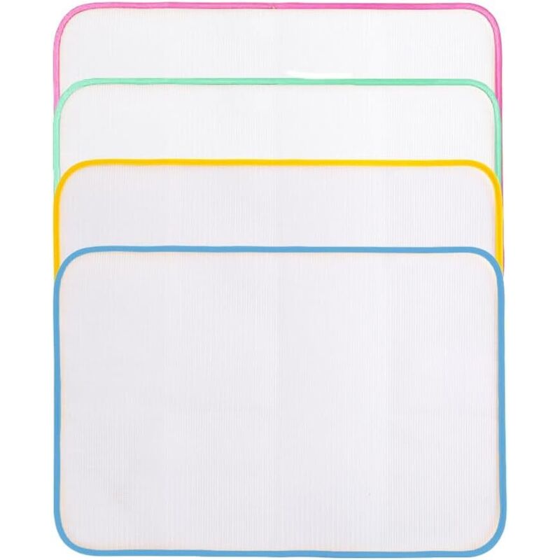 4 Pièces Filet de Repassage, Chiffon Protecteur pour Repasser Tissu en Maille de Protection Repassage Tampon Tapis de Repassage Résistant à la