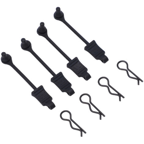 4 Pièces Fixations de Carrosserie pour Modèle RC ARRMA Senton 1/10 - Attaches et Support Coque Voiture Télécommandée