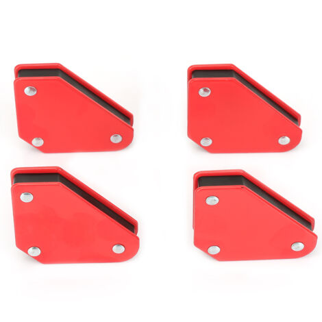 4 pièces Flèches Magnétiques de Soudage 10LB, Support d'Angle pour Soudure avec Aimants de Positionnement