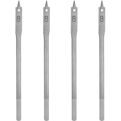 4 Pièces Foret à Pelle Acier Carbone Pour Bois, Scie Cloche Menuiserie 8mm