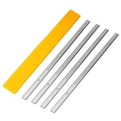 4 Pièces HSS Lames De Raboteuse 333mm, 333mm fers de rabot Pour Metabo DH 330/316, Raboteuse Lames Pour Machines De Travail Du Bois, 333 x 12 x 1,5mm