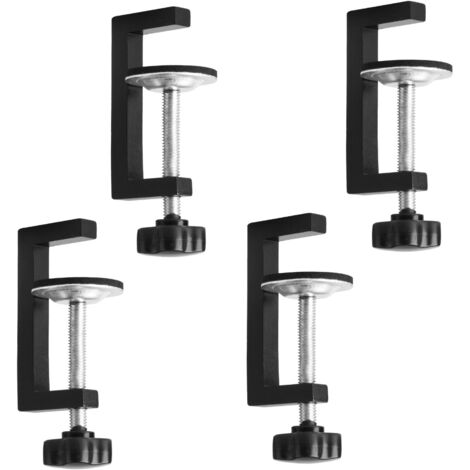 4 pièces Kit de pince en G, pince de table,outils de serrage, plage de serrage 28-57 mm, pinces universelles ajustables pour serrage