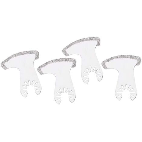 4 pièces lame de scie à dégagement rapide multi-outils Outils oscillants, lame de coupe en marbre, pour WORX/FEIN/DREMEL