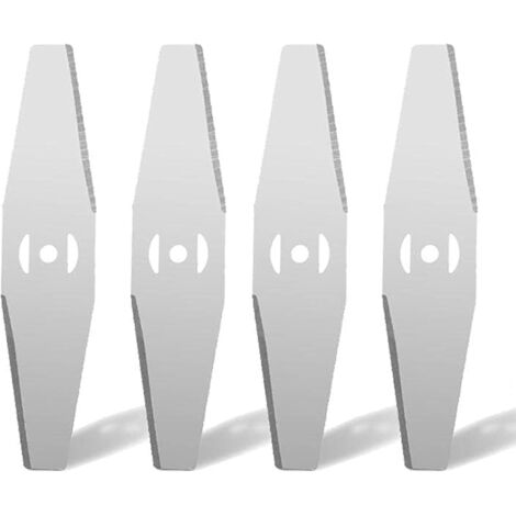 4 Pièces Lames De Rechange Pour Tondeuse À Gazon 150MM Φ 5MM Lame De Rechange Épaissie Lames De Rechange En Métal Pour Coupe-Bordure Lames De Rechange Pour Coupe-Herbe