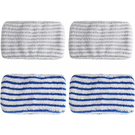 KMOND 4 Pièces Lingettes Chiffons pour Vapeur Clean & Steam ZR005801 ZR005804 ZR850002 Tissu en microfibre