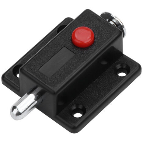 4 pièces loquets en plastique portes et fenêtres d'armoires loquets à ressort automatiques accessoires de quincaillerie de meubles loquets à ressort en plastique