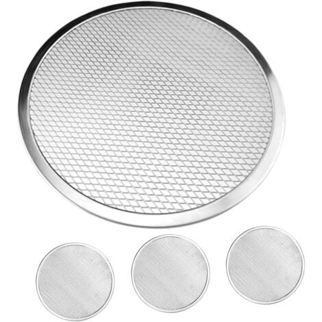 4 pièces Lot Plaques Pizza Aluminium Surface Antiadhésive Maille pour