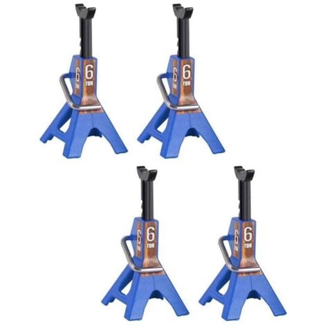 4 PièCes MéTal Hauteur RéGlable 6 Tonnes Jack Support de RéParation pour 1/10 Voiture sur Chenilles TéLéCommandéE Axial SCX10 90046 Traxxas TRX4 TRX6 D90,3..DEBUNS