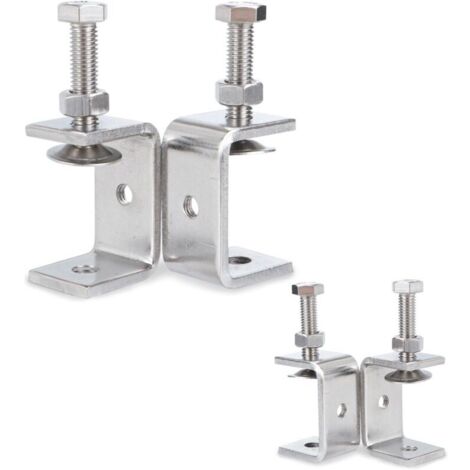 4 Pièces Mini Serre Joint, Pince De Support En Acier Inoxydable 304 De 30 Mm, Serre - Joint Plage De Réglage De 0-25 Mm, Pince De Soudage En Acier Inoxydable Adaptée Pour La Soudure