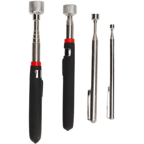 4 Pièces Outils de Récupération Magnétiques Télescopiques avec Aimants Puissants 15lb 10lb 3.5lb 1.5lb