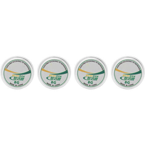 4 Pièces Pâte de Nettoyage pour Fers à Souder, Poudre de Rénovation pour Pointes Oxydées, 8g