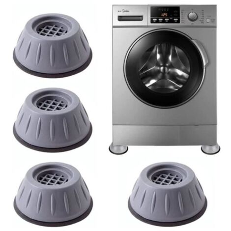 4 Pièces Patins Anti Vibration, Machine À Laver Anti Vibration Tampon, Amortisseurs Anti­vibration, Tampons À Pied Machine À Laver