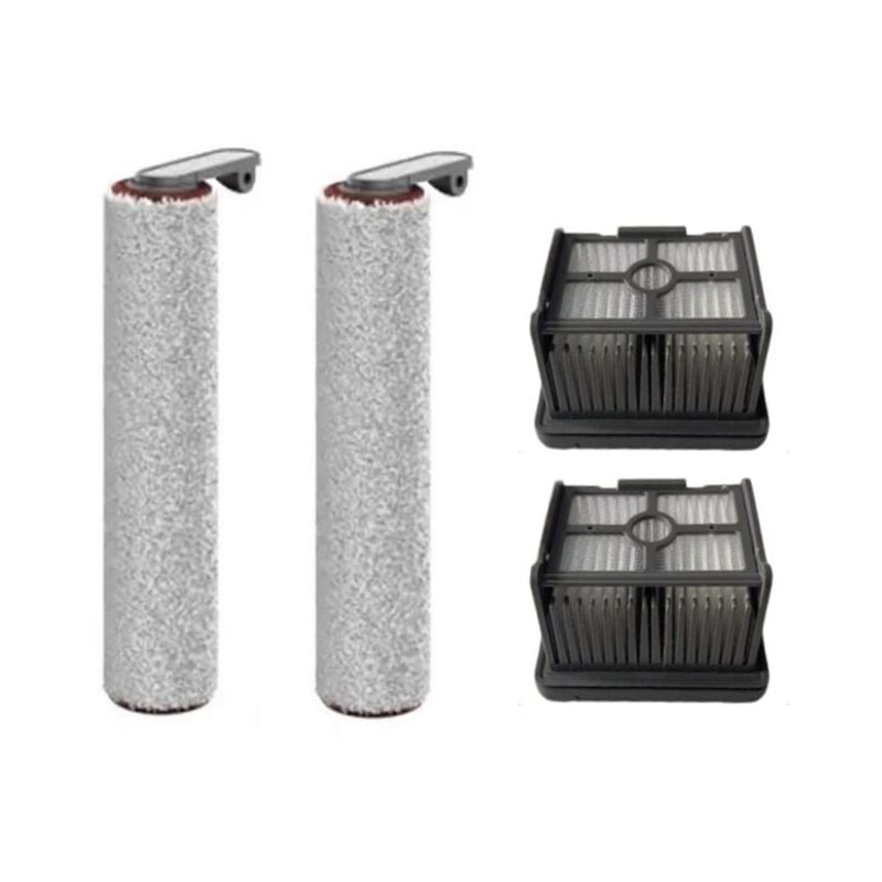 4 PièCes PièCes pour Dreame H12 Pro Lave-Sol Machine Aspirateur Accessoires Filtre Hepa Lavable Brosse à Rouleau Principal