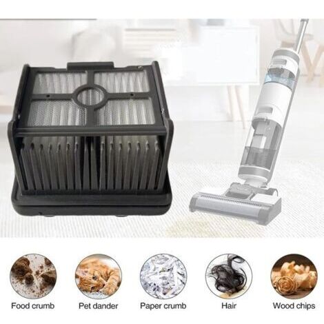 4 PièCes PièCes pour Dreame H12 Pro Lave-Sol Machine Aspirateur Accessoires Filtre Hepa Lavable Brosse à Rouleau Principal