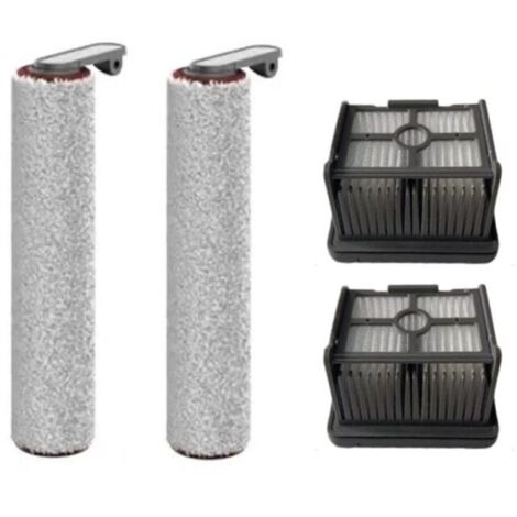 4 PièCes PièCes pour Dreame H12 Pro Lave-Sol Machine Aspirateur Accessoires Filtre Hepa Lavable Brosse à Rouleau Principal