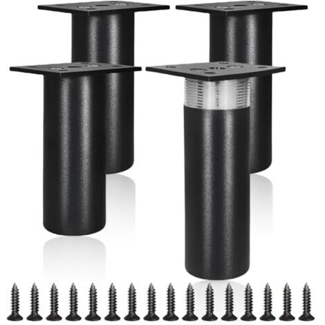 4 Pièces Pieds de Meuble Réglables 12-13 mm, Pieds de Table en Alliage Aluminiuml, Pied Meuble, Pieds de Support avec Vis, pour Meuble Canapé Placard Armoires Cuisine, Noir
Marque : Aurinovellia