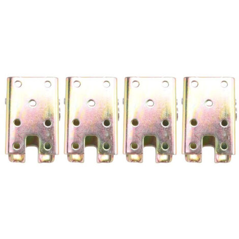 4 pièces pieds table pliants supports lit meubles 2.4" hauteur avec ressorts
