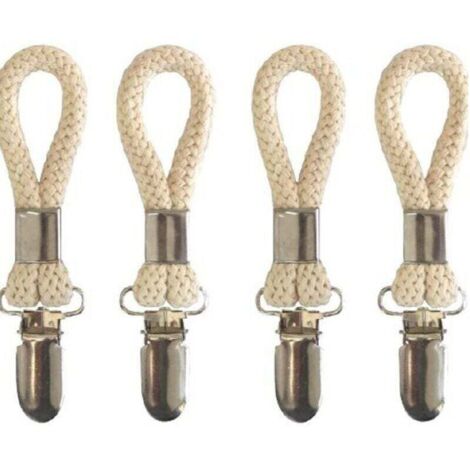 4 Pièces Pince à Serviette, Accroche Torchon, Crochet Torchon Porte Serviette Salle de Bain, Clips Porte-Torchon Placards Serviettes Suspendues