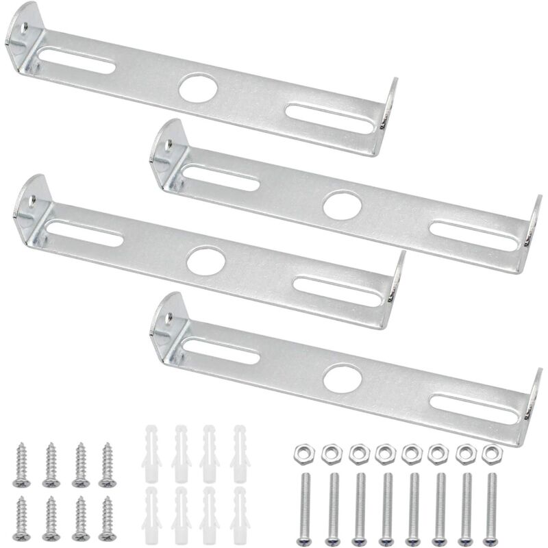 4 Pièces Plaque de Suspension pour Plafonnier 105mm Plafond Pendentif Support de Lumière avec Vis Accessoires pour Bureau À Domicile Plafond Éclairage