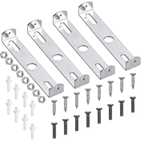 4 Pièces Plaque de Suspension pour Plafonnier 95mm Plafond Pendentif Support de Lumière avec Vis Accessoires pour Bureau À Domicile Plafond Éclairage