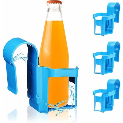 4 Pièces Porte Gobelet Piscine, Accessoires De Piscine Hors Sol, Porte-Gobelet De Piscine Compatible avec La Plupart des Piscines