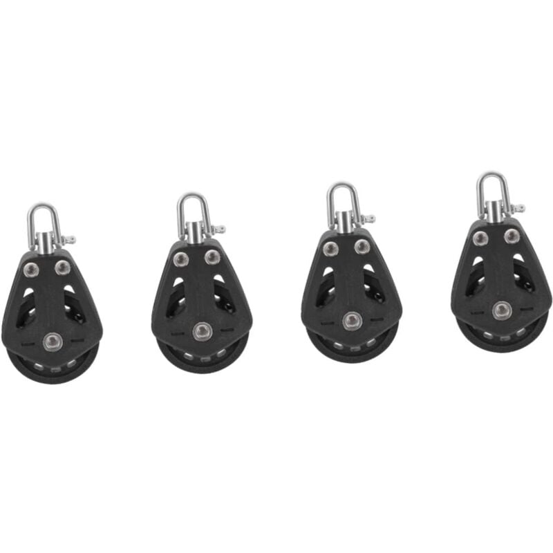 4 Pièces poulie de Voile poulie de mouflage roulement a Bille Dieu a construit Un Dur poulie de roulement poulie de Simple poulie de Levage pour